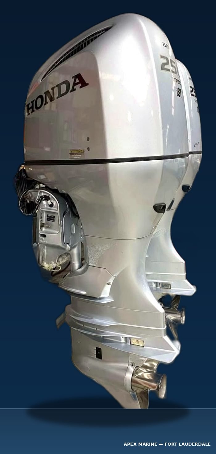 Used Honda BF250 250 HP Twin Pair — Freshwater, Matched Hours, Full Rigging — photo 3