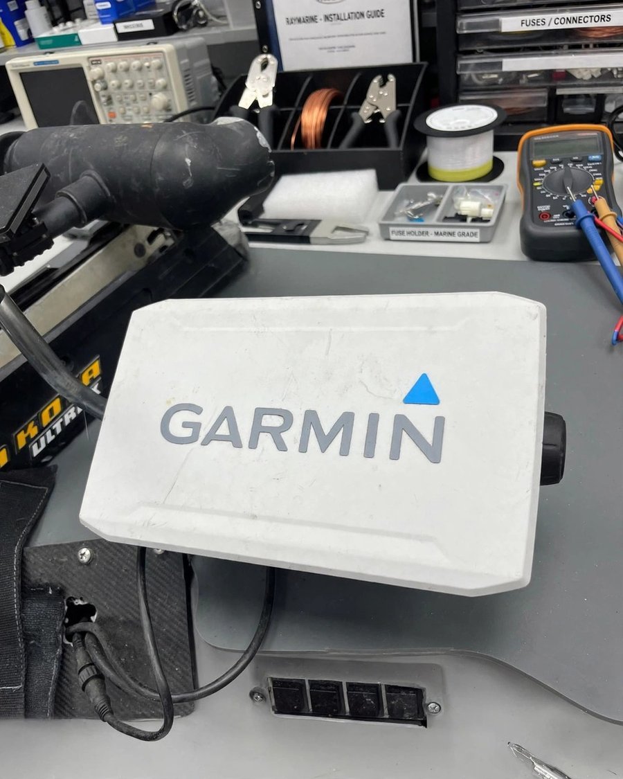Garmin LiveScope complete sonar system, actual photos