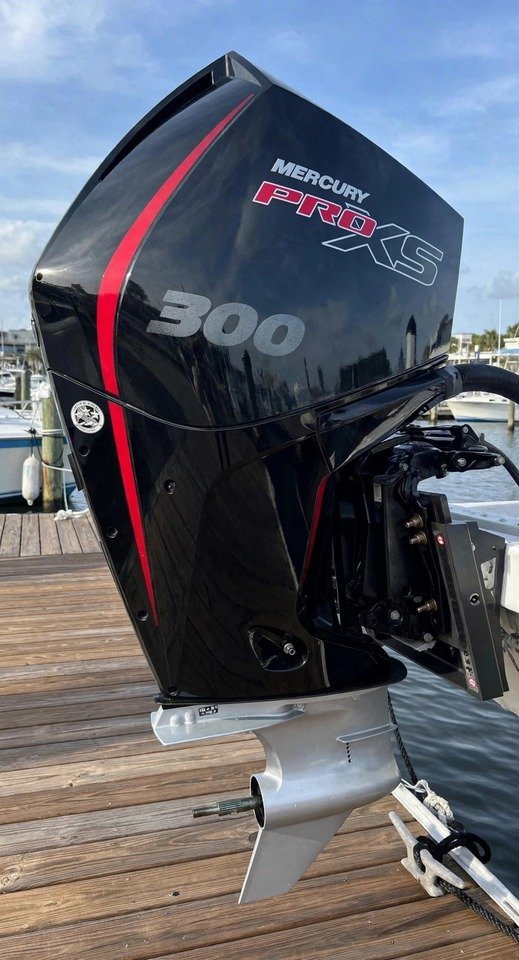 Used 2023 Mercury 300 L Pro XS V8 outboard motor, actual photos