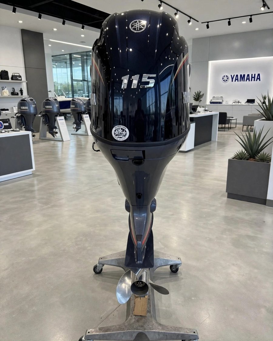2025 Yamaha VF115LB VMAX SHO 115HP outboard motor, actual photos