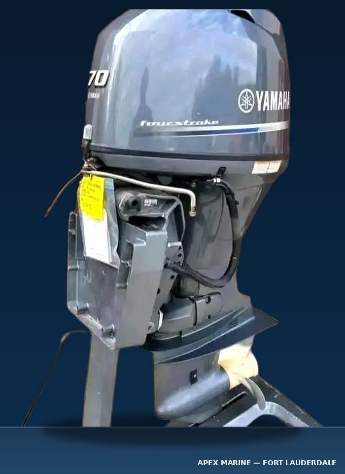 Used 2025 Yamaha F70LA 70 HP Outboard — 94 Hours, Fully Serviced — photo 3