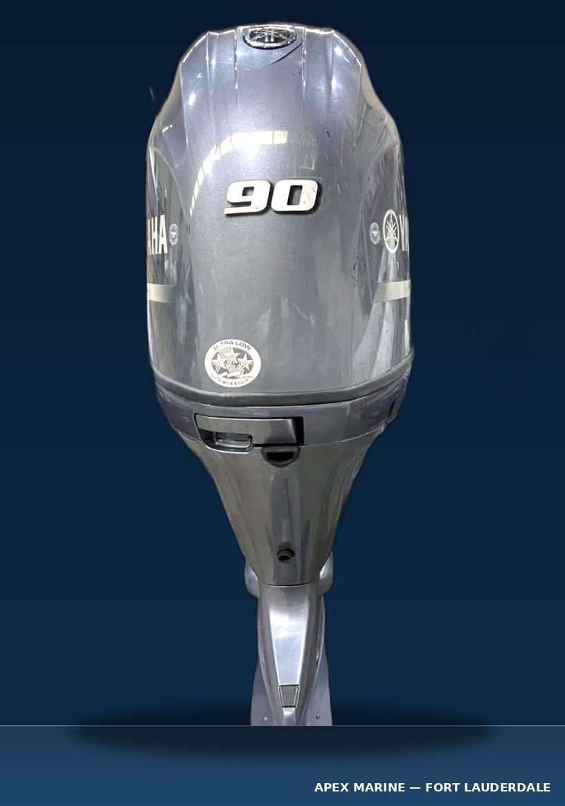 Used 2017 Yamaha F90 JA 90 HP Jet Drive Outboard Motor — photo 1