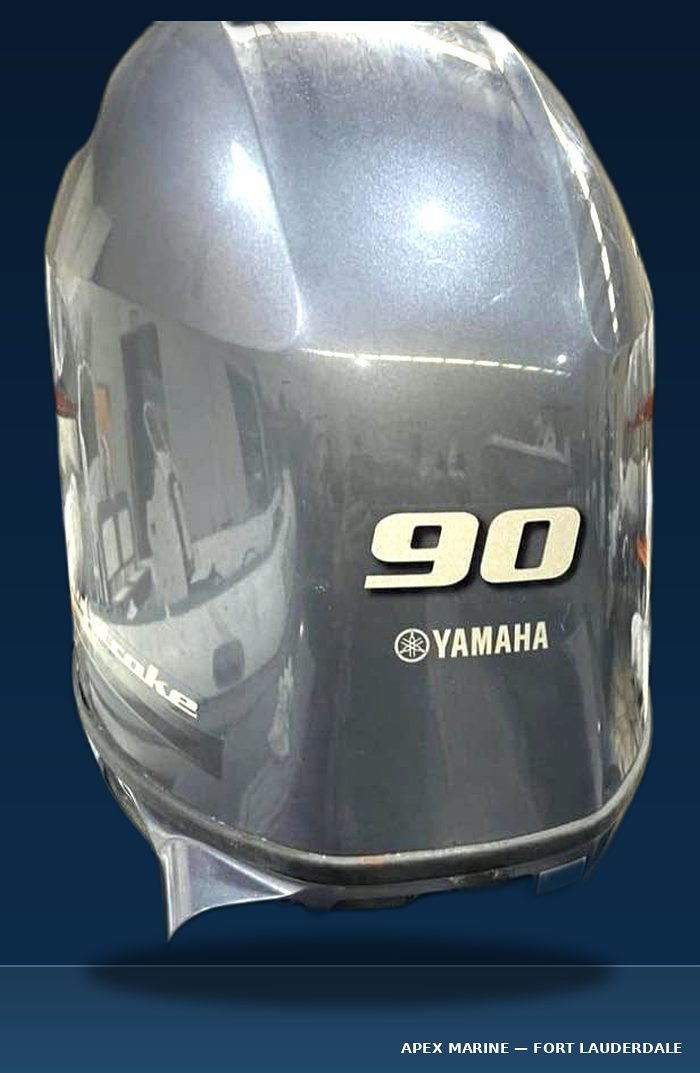 Used 2017 Yamaha F90 JA 90 HP Jet Drive Outboard Motor — photo 2
