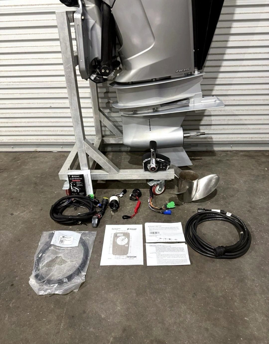 Used Mercury 300 HP V8 Verado Outboard — 116 Hours, Warranty to 03/2029 — photo 4