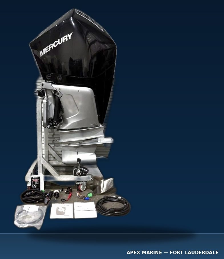 Used Mercury 300 HP V8 Verado Outboard — 116 Hours, Warranty to 03/2029 — photo 7