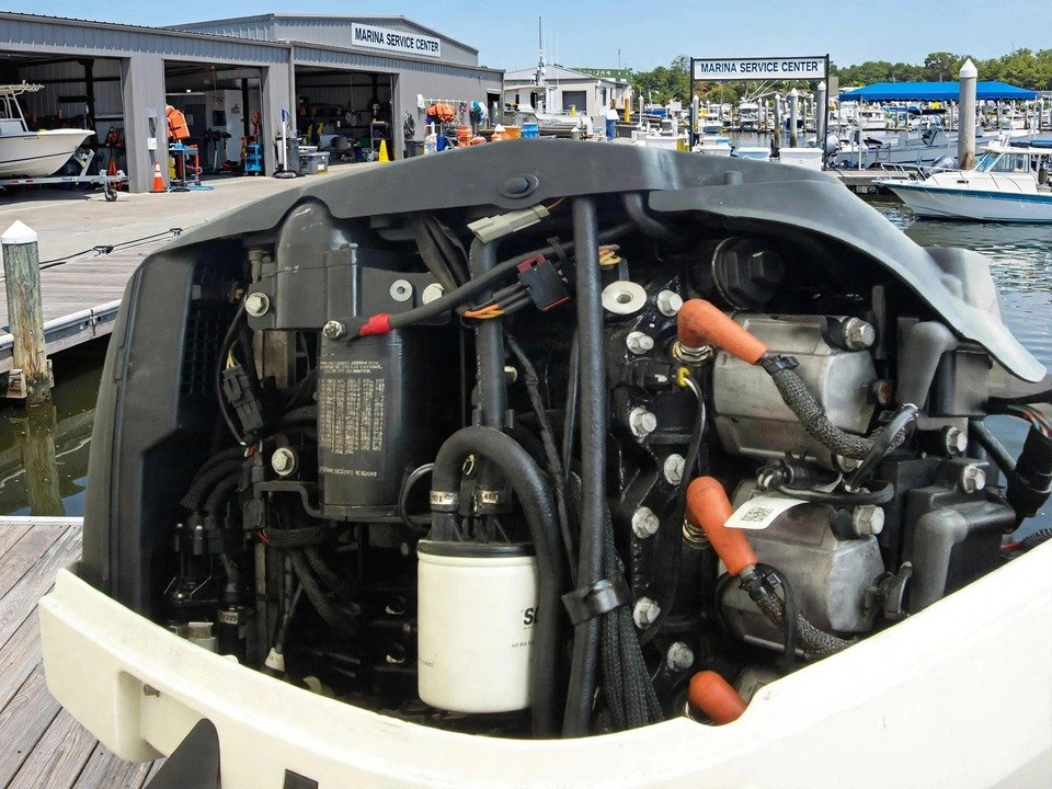 2010 Evinrude 200HP E-TEC outboard motor, actual photos — view 2