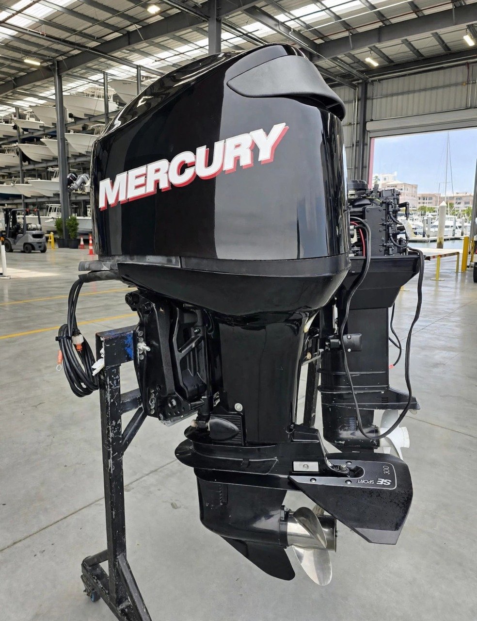 2009 Mercury 75HP Optimax DFI outboard motor, actual photos
