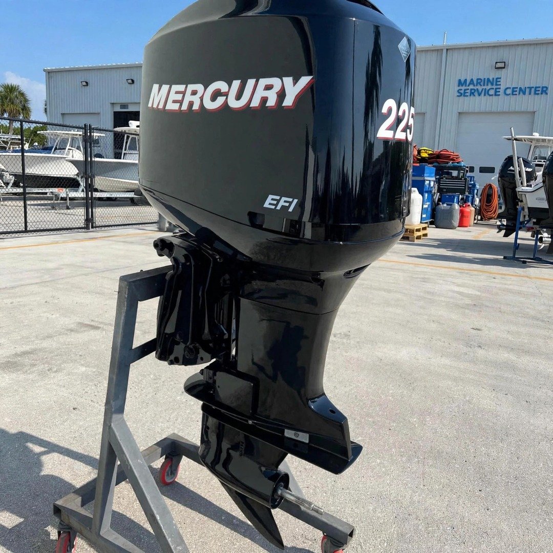 2004 Mercury 225HP EFI outboard motor, actual photos — view 2
