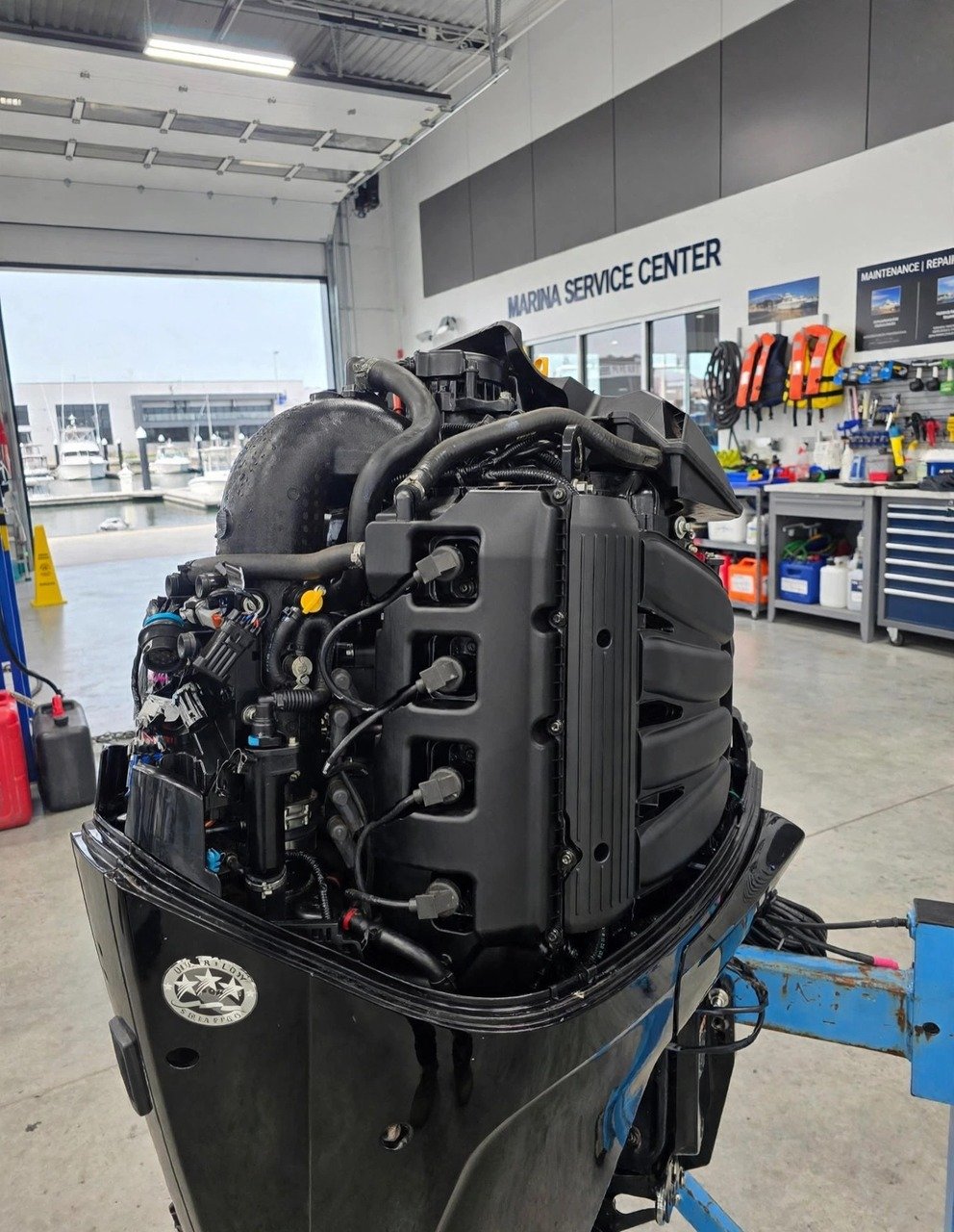 2021 Mercury SeaPro 225HP V8 four-stroke outboard motor, actual photos — view 2