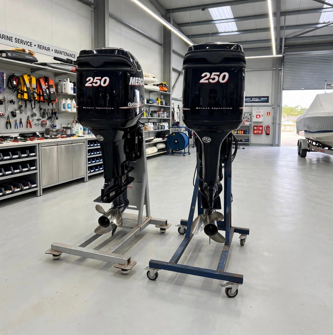 Mercury Optimax 250 Twin Pair