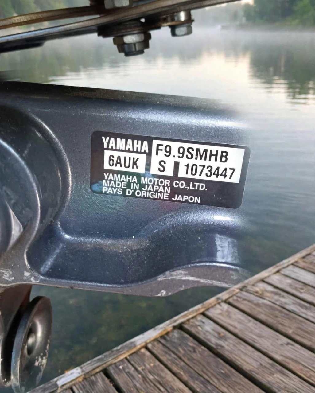 2022 Yamaha 9.9HP four-stroke outboard motor, actual photos — view 2