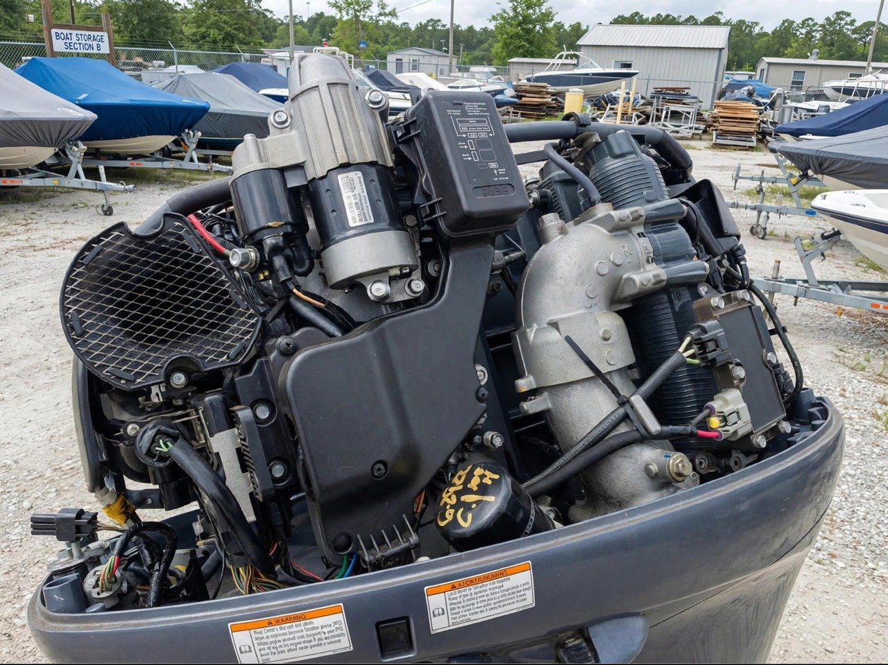 2016 Yamaha 115HP four-stroke outboard motor, actual photos