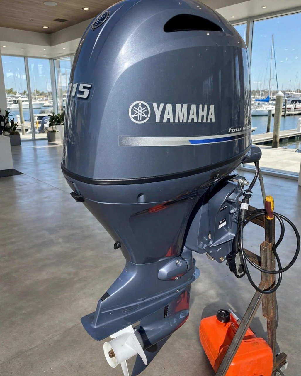 2019 Yamaha 115HP 115HP four-stroke outboard motor, actual photos — view 2