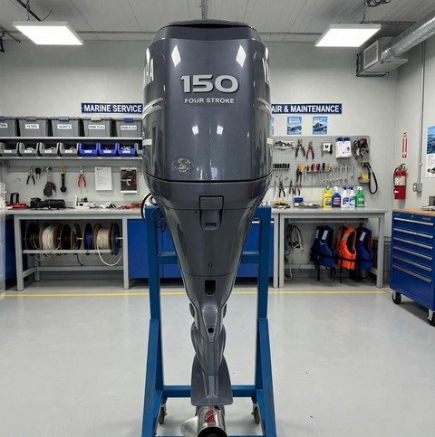 2018 Yamaha F150 150HP four-stroke outboard motor, actual photos — view 2