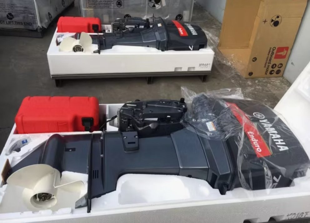 New 2023 Yamaha Enduro 60 HP 2-Stroke Tiller Outboard Motor — photo 1