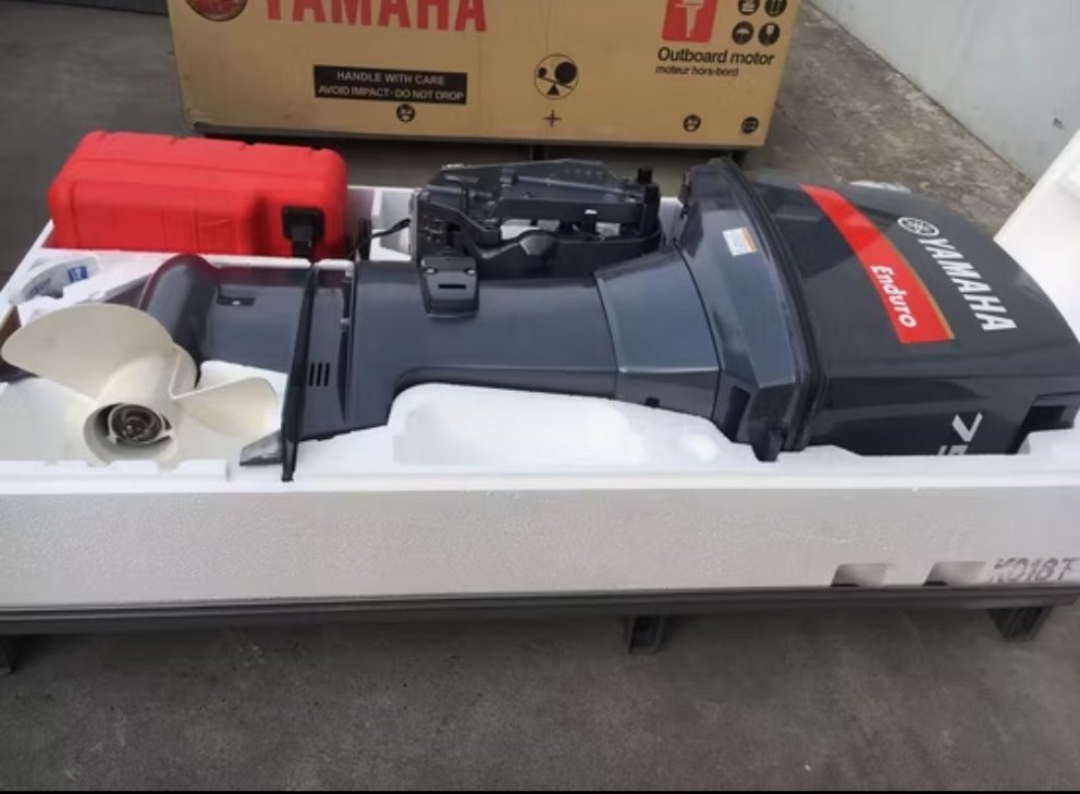 New 2023 Yamaha Enduro 60 HP 2-Stroke Tiller Outboard Motor — photo 4