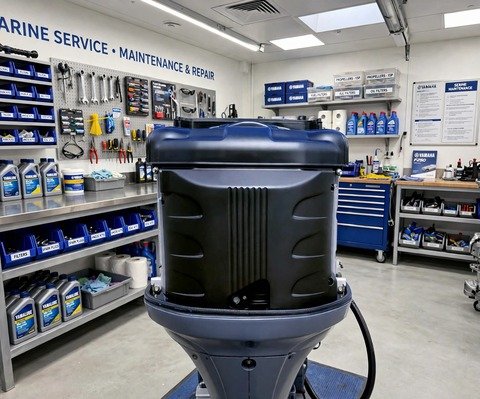 2007 Yamaha F250TXR 250HP four-stroke outboard motor, actual photos — view 3
